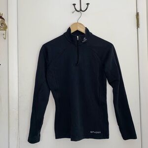 Spyder Midnight Black Long-Sleeve Top